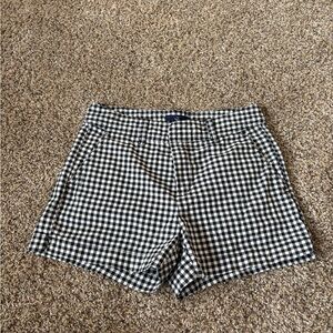 Classic Black and White Checkered Gingham Women's Shorts